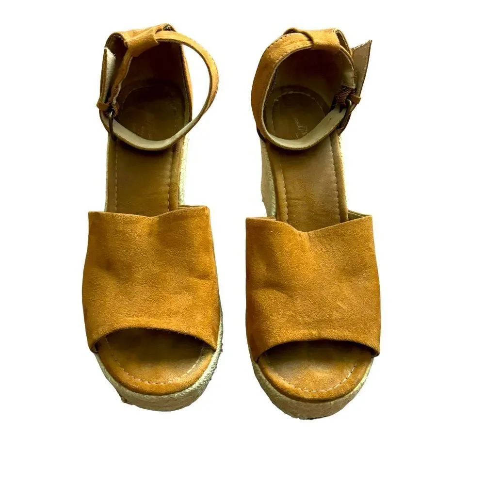 Universal Thread Chestnut Emery Espadrille Sandals Size 8.5